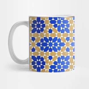 Moroccan inspired Zellige Islamic geometric design Mug